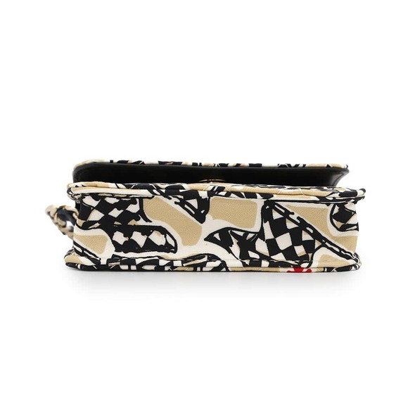 Chanel Matelasse Coco Mark End Checkered Flag Canvas Bag - Picture 3 of 11